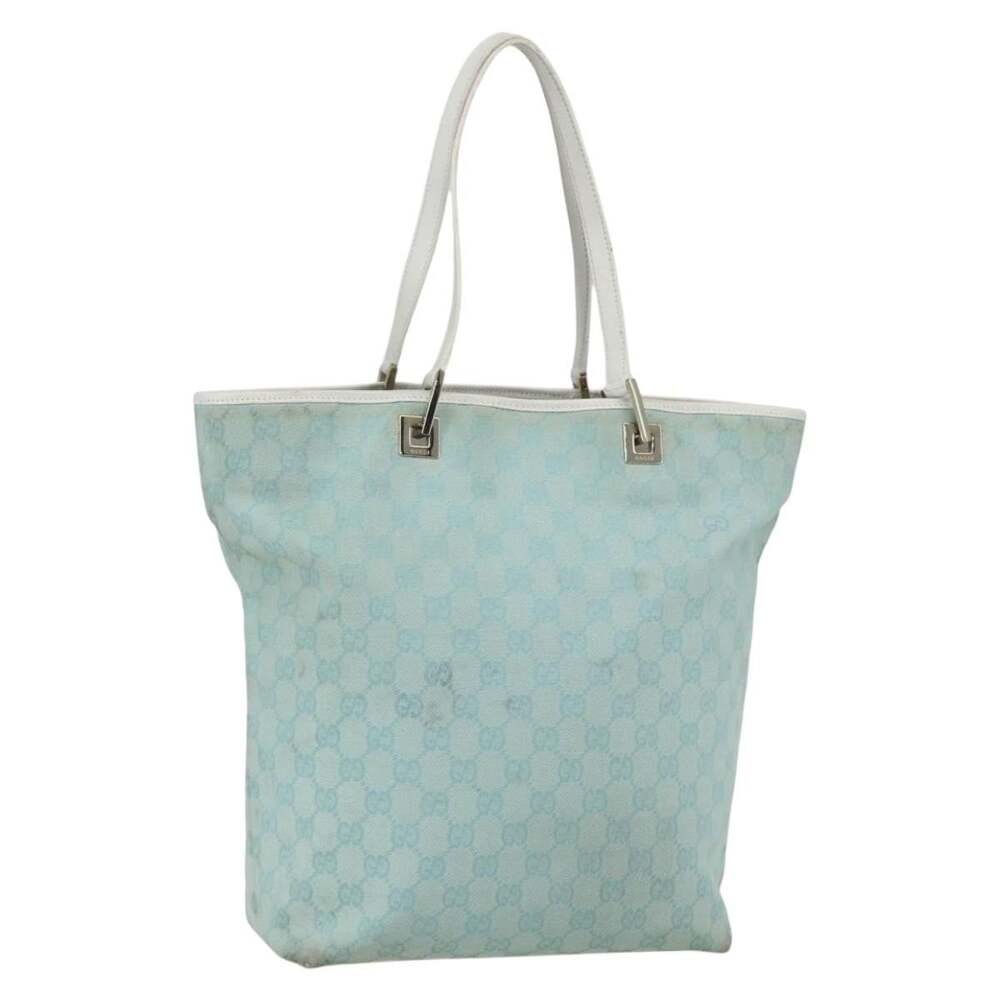 Gucci GG Canvas Tote Bag Light Blue